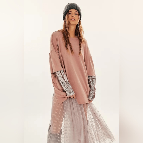 Free People Nellie Sequin Twofer - Picture 1 of 3